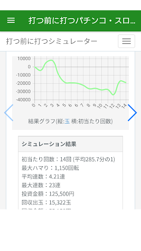 打つ前に打つパチンコ・スロットシミュレーター Screen 3
