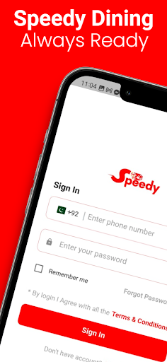 Android application Speedy: food & groceries screenshort