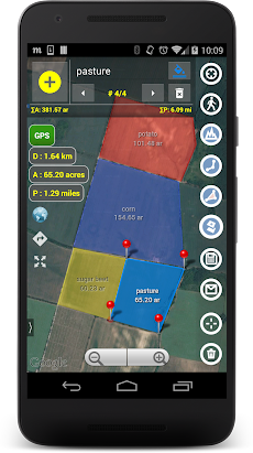 Planimeter - GPS area measureのおすすめ画像3