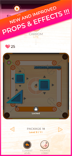 Trickshot: Orange Carrom Lite Screen 3