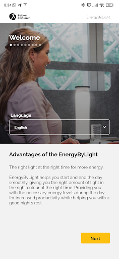Android application EnergyByLight screenshort