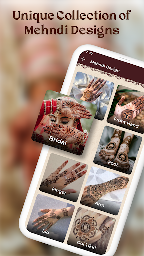 Android application Mehndi Design 2024 - Henna App screenshort