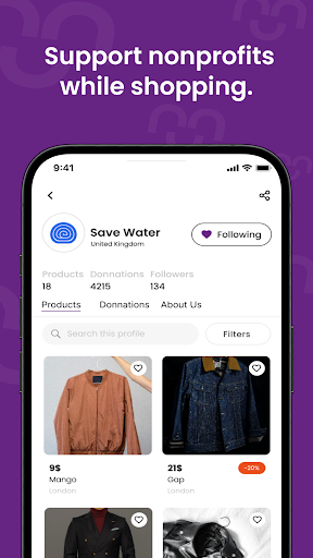 Donnate: Buy & Donate Online Screen 3