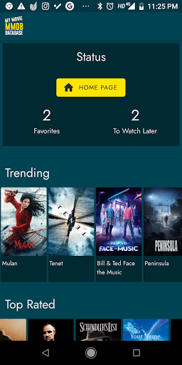 MMDB - My Movie Database Screen 2