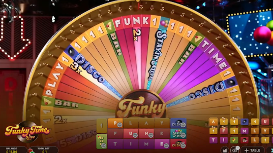 Funky Time Live Spin Wheel