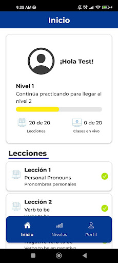 ISBCLASES Screen 2