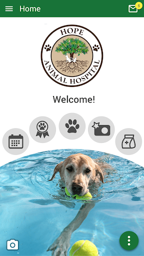 Android application Hope Animal Hospital screenshort