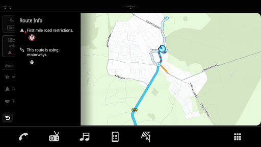 DAF Truck Navigation Screen 2