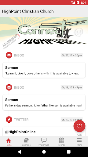 HighPoint Christian Church Screen 2