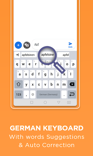 Android application Multilingual German Keyboard screenshort