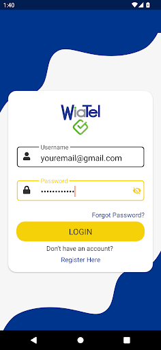 Android application Wiatel eBill screenshort