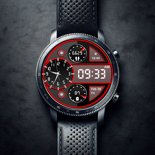 Key WF70 Luxury Watch Face screenshot 15