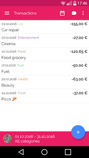 Expense Manager - Howmuch Screen 3
