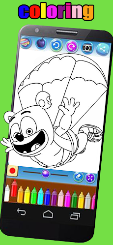 gummy bear coloringのおすすめ画像3