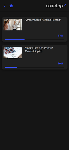 Android application Corretop screenshort