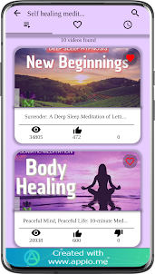 Self Healing Meditation App
