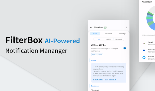 FilterBox Notification Manager MOD APK (Pro Unlocked) 1
