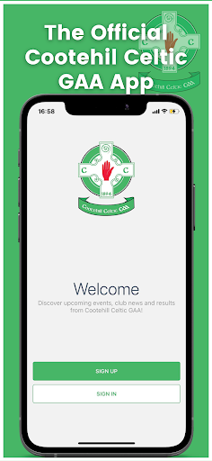 Android application Cootehill Celtic GAA screenshort