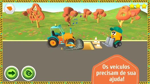 Léo, o caminhão planta flores e árvores no tanque de areia! Educação  infantil com brinquedos e jogos