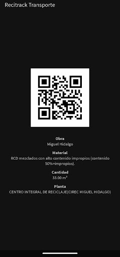 Recitrack Transporte Screen 2