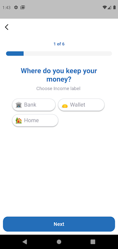Android application Malak: Money Admin screenshort