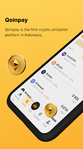 Android application Qoinpay screenshort