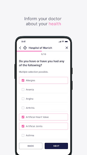 myoncare Screen 2