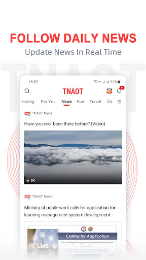 TNAOT - Khmer Content Platform Screen 2