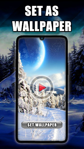 Android application Snow Live Wallpaper screenshort