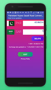 Pakistani Rupee Saudi Riyal Converter – PKR  SAR Apk Download 2