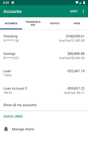 WNC Community Credit Union Screen 3