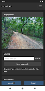 PhotoStack - Convert, resize, and watermark images Screenshot