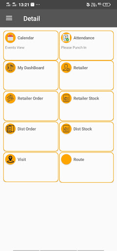 Android application DevErpX screenshort