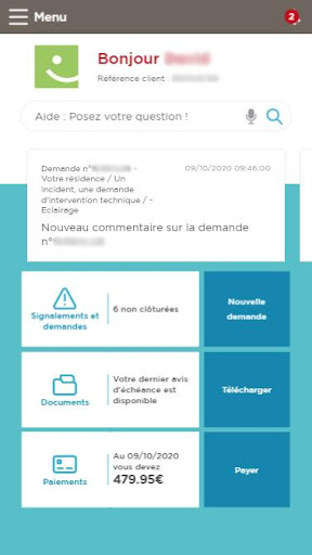 Android application CDC Habitat et moi screenshort