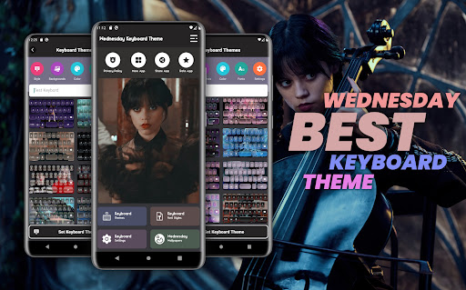 Wednesday Keyboard Theme