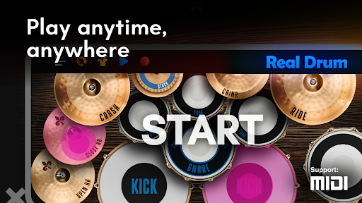 Real Drum electronic drums set - Music - apps