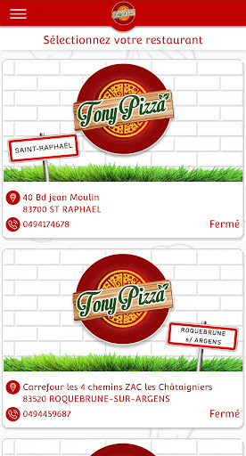 TONY PIZZA Screen 2