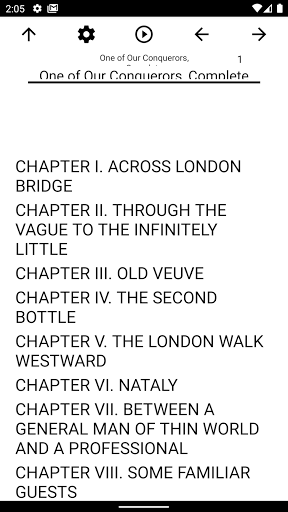 Android application Book, One of Our Conquerors screenshort