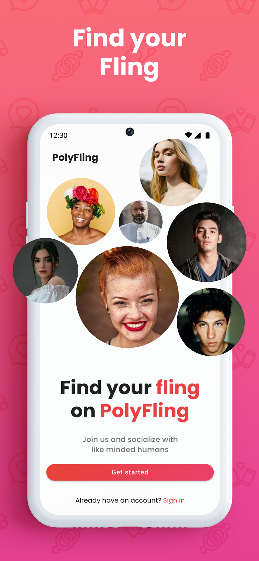 PolyFling — Hot. Dating Chat screenshot n.1