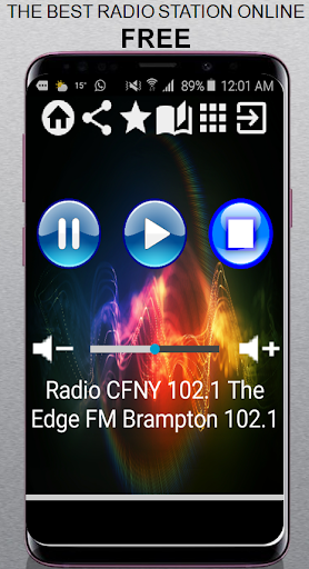 Android application CA Radio CFNY 102.1 The Edge F screenshort