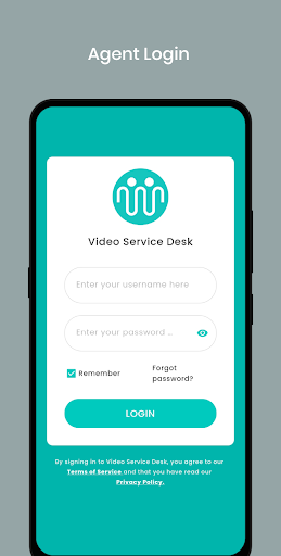 Android application Video Service Desk screenshort
