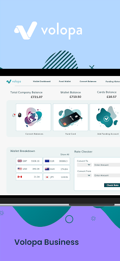 Android application Volopa Business screenshort