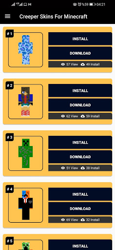 Creeper Skin For Minecraft