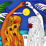 Cover Image of Descargar Coloring Book - Color by Number & Paint by Number 9.3 APK