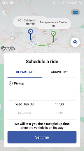 HRT Paratransit Screen 3