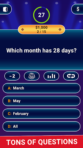 Millionaire: Trivia Quiz Game screenshot 1