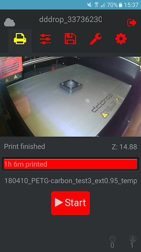 Android application dddrop screenshort