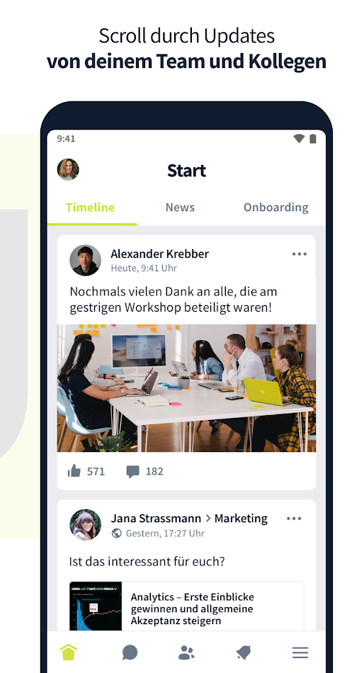 #3. J Net (Android) Ved: Haiilo app