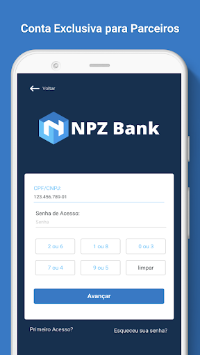 Android application NPZ Bank screenshort