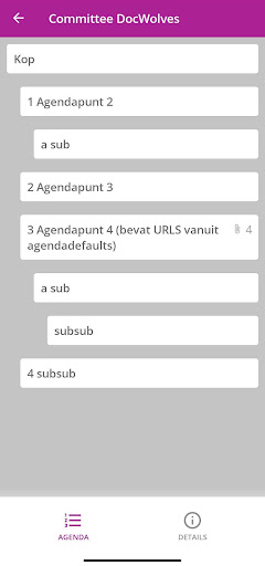 Parlaeus Governance App Screen 2